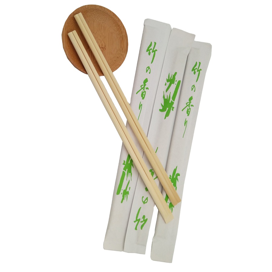 Custom Logo Printed Disposable Bamboo Tensoge Sushi Chopsticks