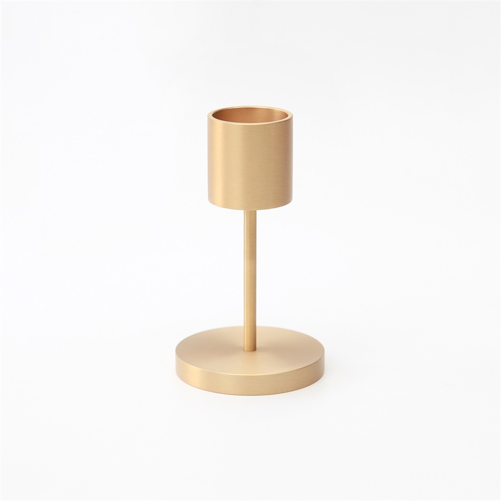 MAXERY Metal Brass Candlestick Home Decoration Handmade Candle Holder Candlestick Wedding Dinner