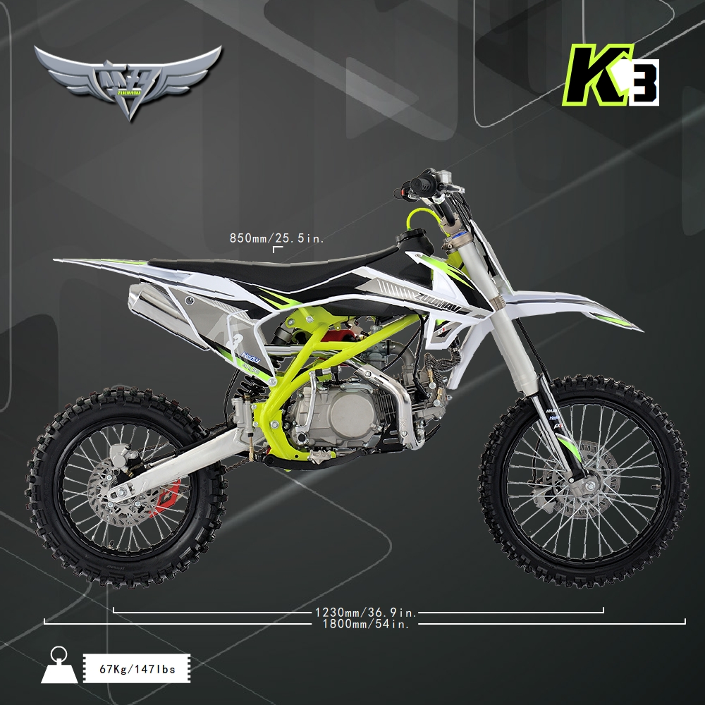 Zuumav K3-140cc спортивные газ Пит гоночный велосипед Байк