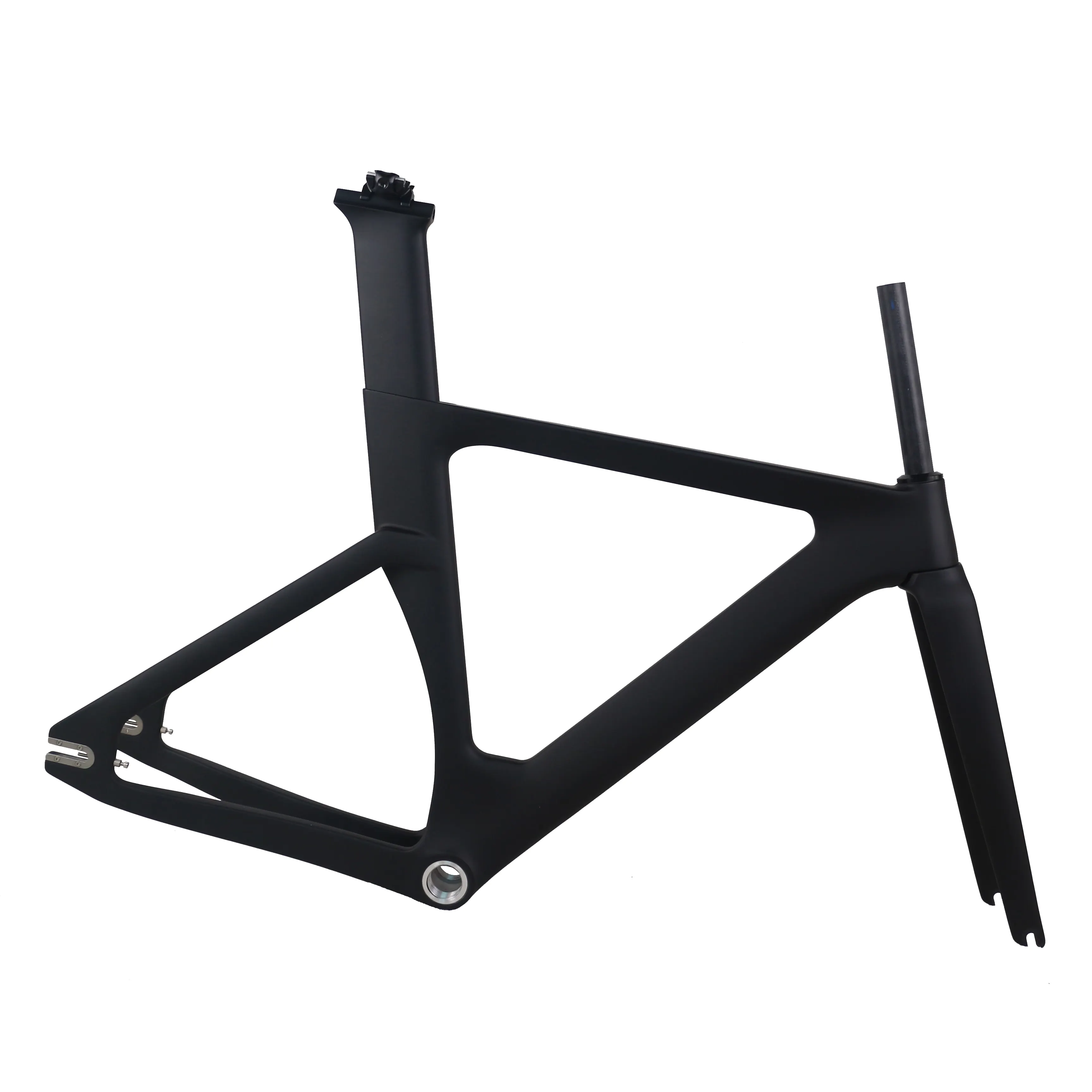 NEW aero track bike frame carbon fiber T800 bicycle road frames fixed gear bike frameset fork seat post frame TR013