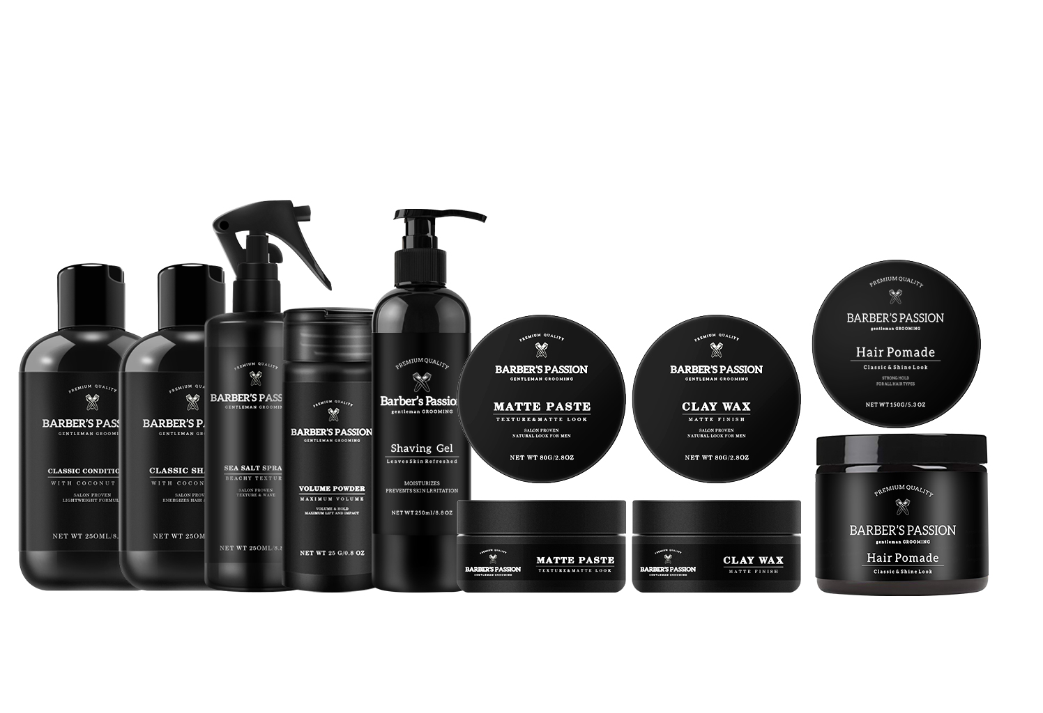 Barberpassion сильная текстура для укладки волос глиняный воск без алкоголя и без тестирования животных