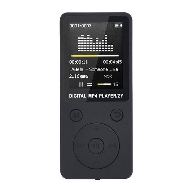 Портативное радио MP4, запись, MP3 музыкальный плеер без потерь, FM-рекордер, плеер Walkman, мини-Поддержка музыки