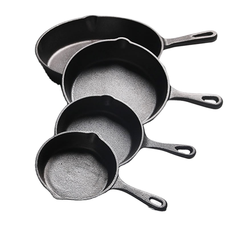 Cast Iron Non-stick 14-20CM Skillet Frying Pan for Gas Induction Cooker Egg Pancake Pot Kitchen&Dining Tools Cookware