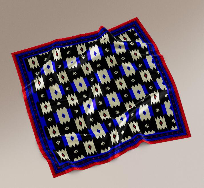 Factory Manufacture Soft square Satin Scarf Printing Custom Designer Satin Silk Women Scarf