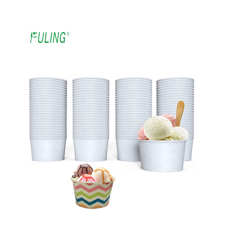 paper treat cups ice cream packaging custom printed disposable paper ice cream cup