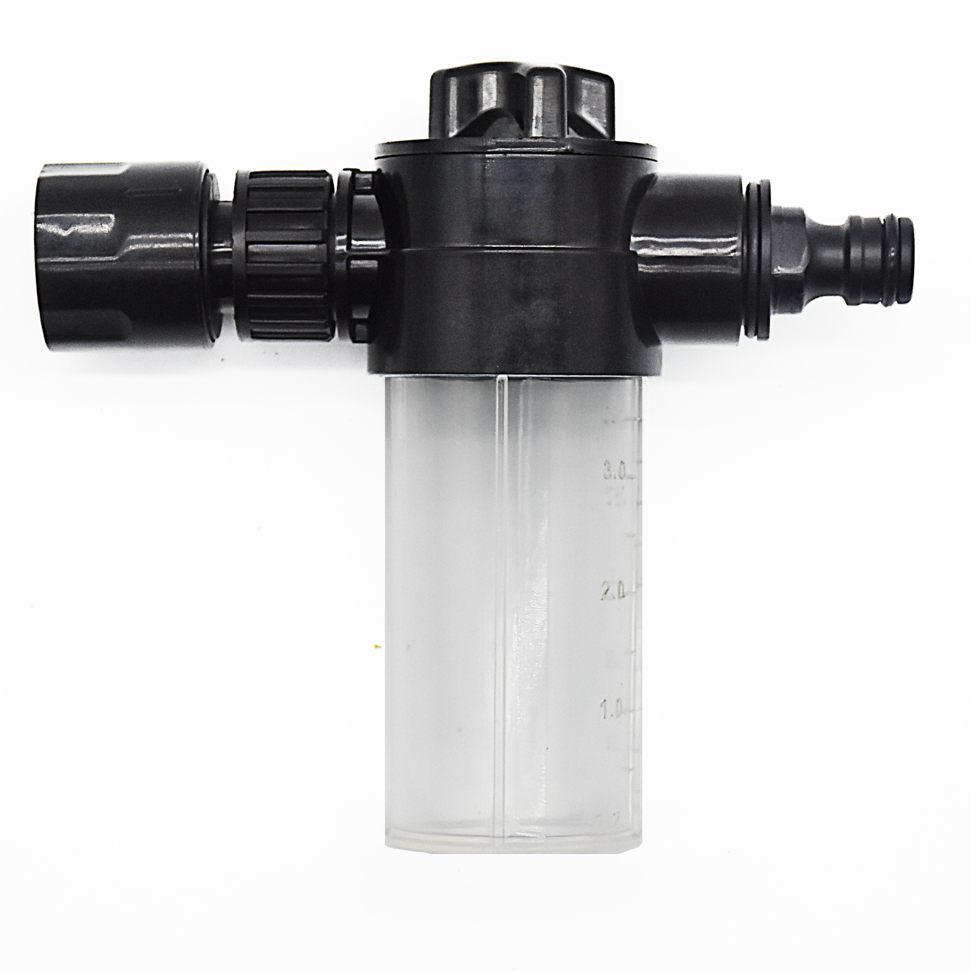 High Quality Easily Assembled Snow Foam Bottle Plastic Portable 100ml Water Hose Pot For Garden Hose Nozzle
