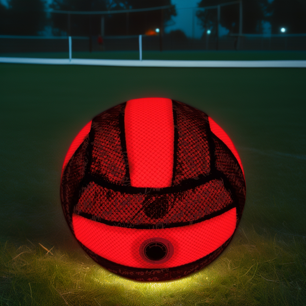 Outdoor USB Rechargeable Glow-in-the-Dark LED Volleyball Night-Glows Balls for Boys and Girls Entertainment