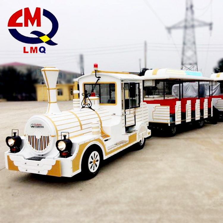 CE Certification diesel Engine Capacity 40 seats city use trackless train