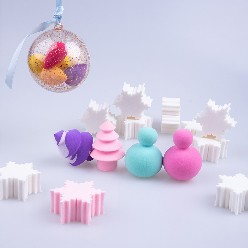 Sponge Makeup Set Christmas Gift Non Latex Beauty Makeup Blender Applicator Beauty Sponge For Foundation Wholesale Price