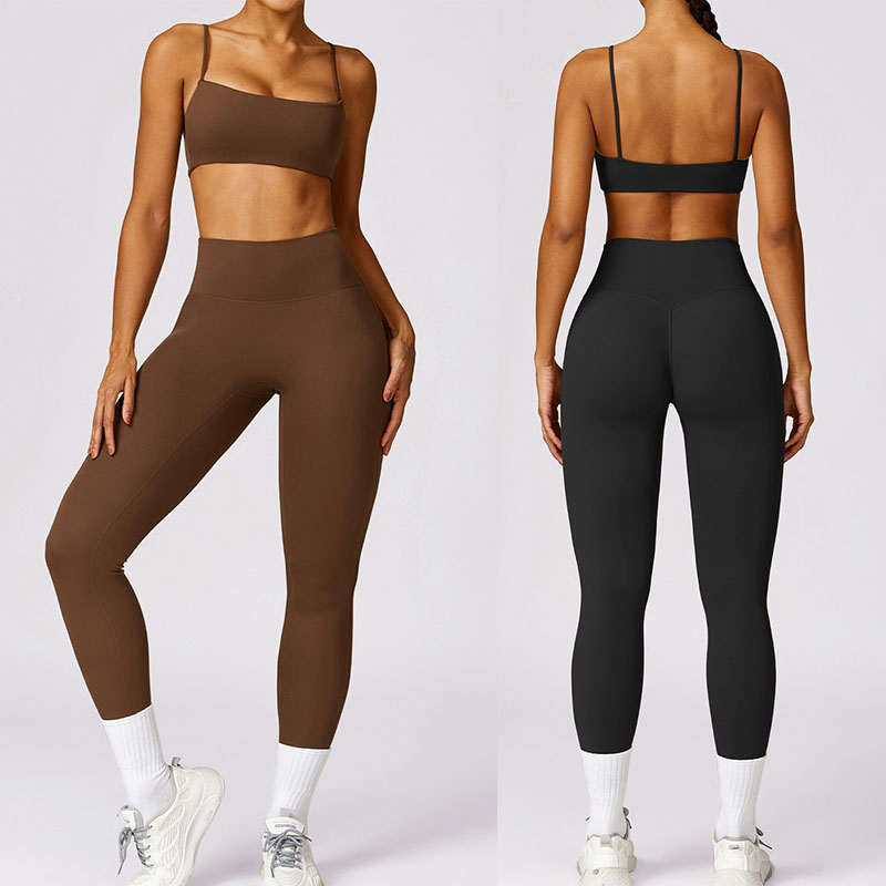 High Waist Tummy Control High Quality Yoga Bra Pants Workout Outfit Fitness Yoga Leggings and Tops (set) Women Sports Yoga Set