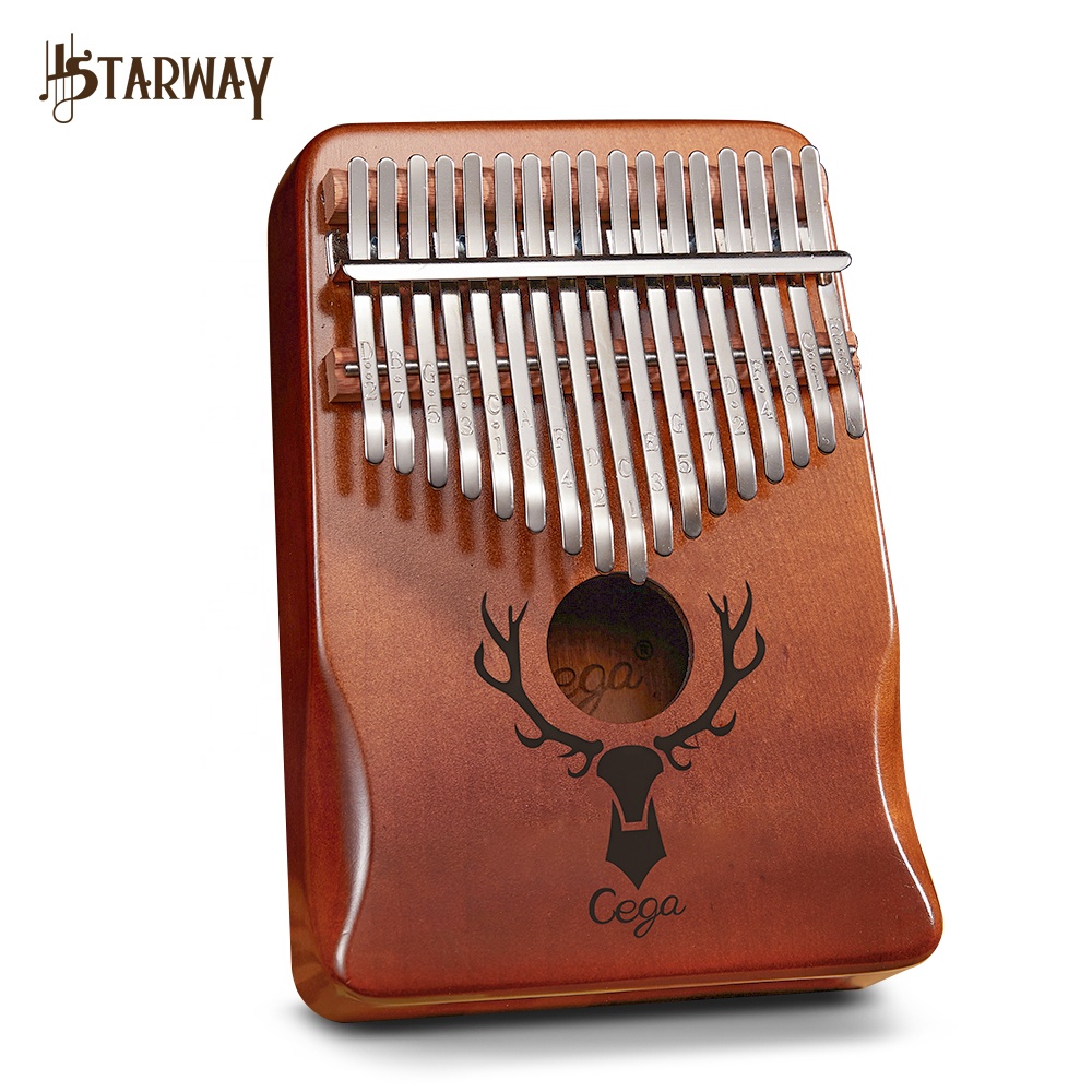 Starway, изготовленный на заказ, однотонный топ из красного дерева, калимба, 17 клавиш, пианино для детей, музыкальный инструмент, калимба для детей