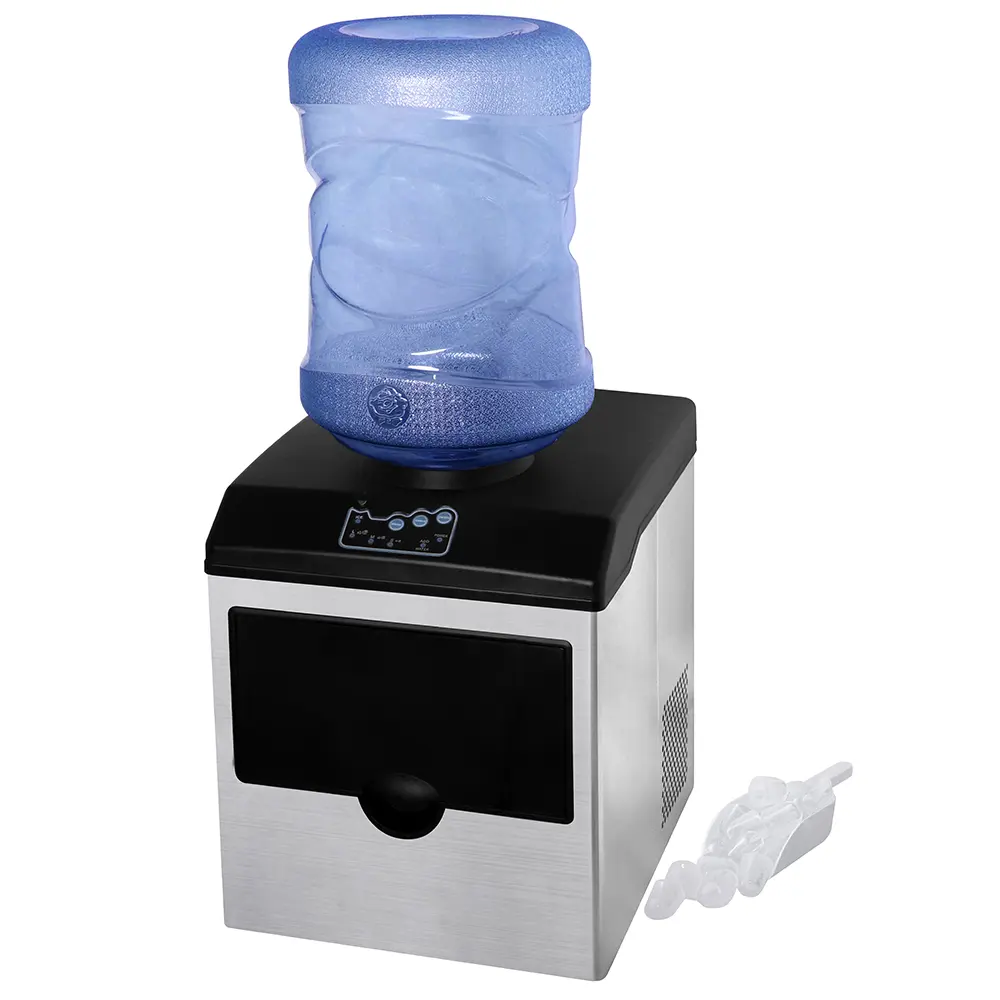 2 In 1 Water Dispenser With Built-in Ice Maker Machine