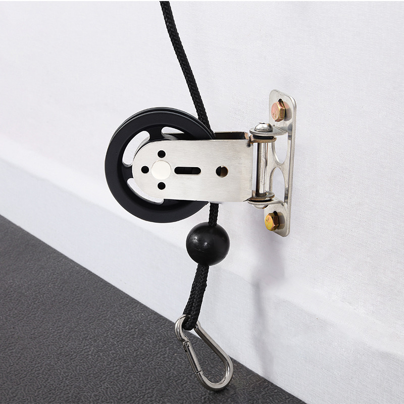 Wholesale Large Wheel Steel Wire Rotating Pulley Fitness Equipment Pulley