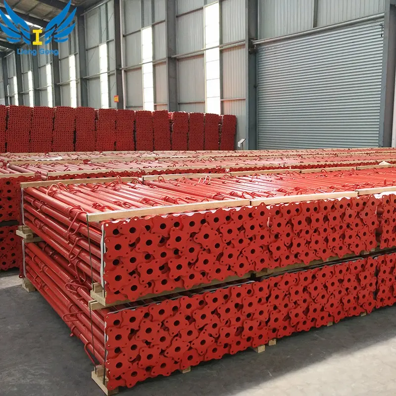Galvanized Adjustable Steel Scaffolding Shoring Prop Used In Construction