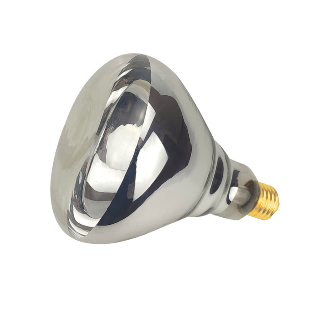 BONGBADA BR40 Infrared Bulb Explosion Proof 100W/125W/175W/250W Glass Heat Lamp for Food Service Chicks Use E26/E27 Base