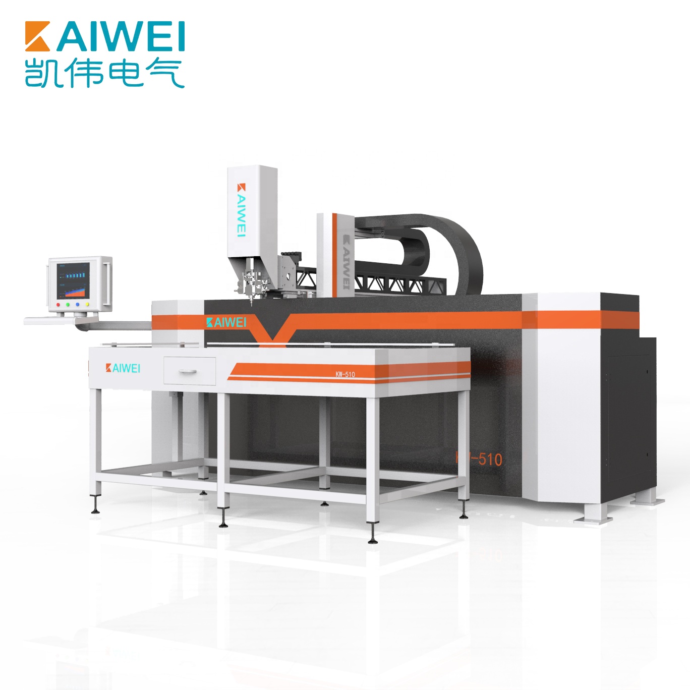 KAIWEI KW-510 Automatic dispensing machine polyurethane foaming machine pu gasket gluing machine
