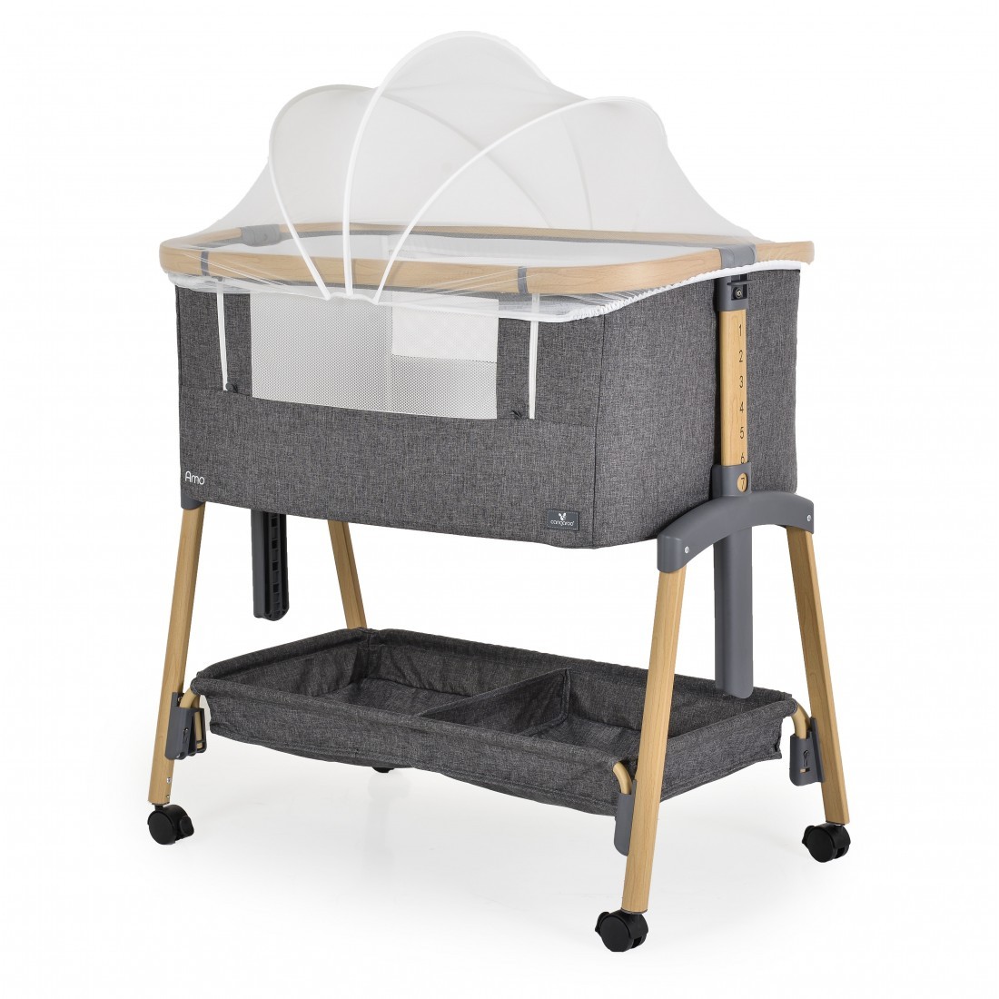 Mini Co-Dodo AMO Dark Grey Berceau Kids' Cribs 111362
