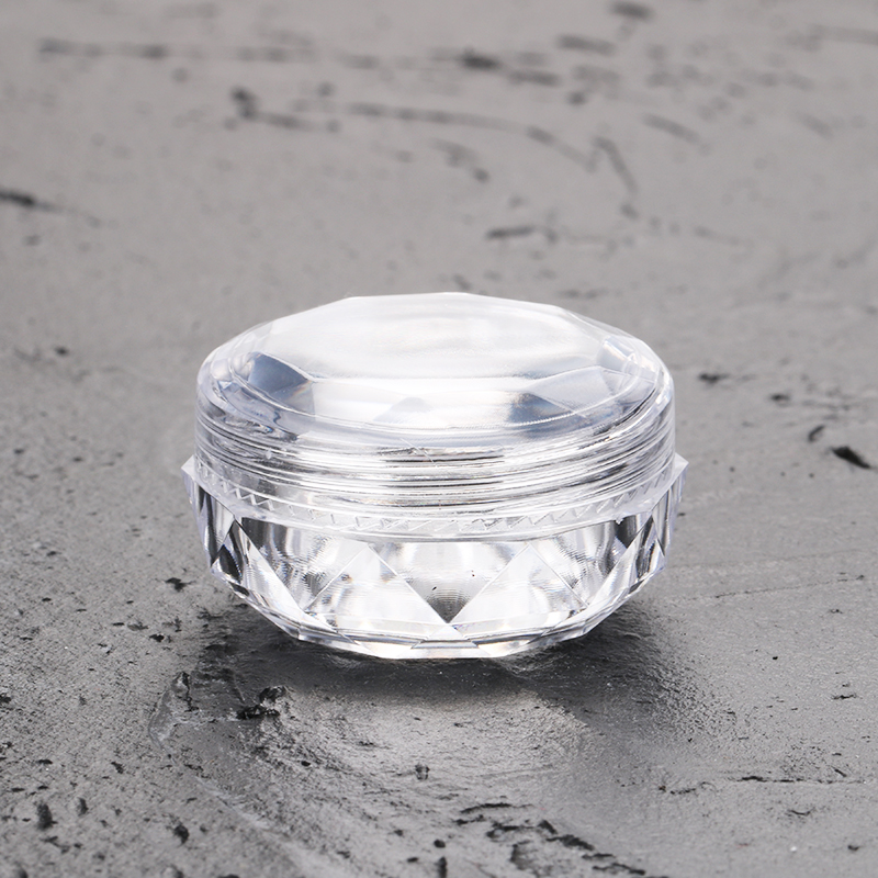 3g 5g 10g transparent loose powder container plastic nail glitter powder empty custom eyeshadow jar