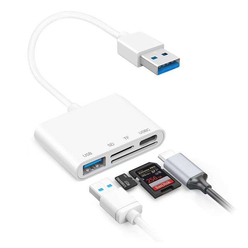 USB-A OTG SD/Флеш-карты памяти TF для устройства чтения sd-карт для подключения камеры передачи для компьютеров