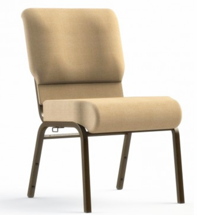 20 Inch Wide Contoured Enclosed Back Custom stacking interlocking used auditorium church chairs