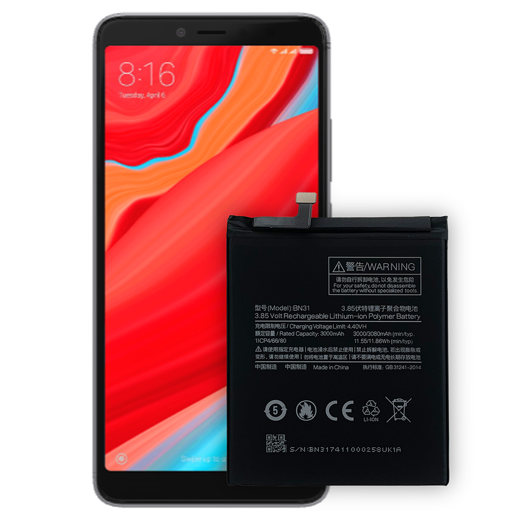 Аккумуляторная батарея для мобильного телефона OEM BN31 100% для Xiaomi Redmi S2 Redmi Y2, оригинальная емкость аккумулятора