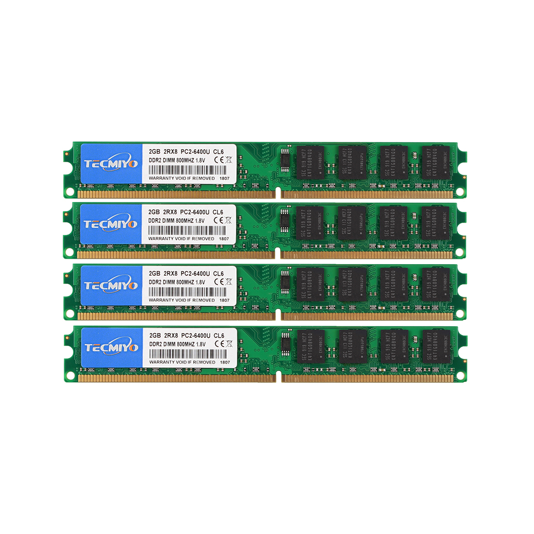 Заводская цена DDR2 2GB memoria RAM PC2 6400U 800MHZ UDIMM PC Ram память совместима со всеми материнскими платами