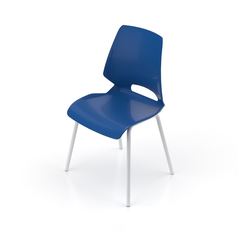 Classroom Furniture Student Plastic Chair With Metal Legs Cheap Comfortable School Student Chairs