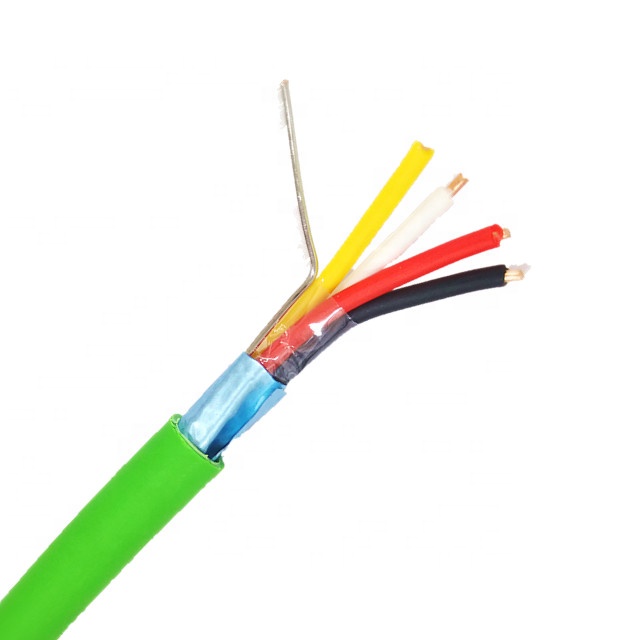 Двойная экранированная витая пара TIANJIE 2P KNX кабель для умного дома-2*2*0,8 мм Луженая Медь KNX член низкое напряжение полиэстер 300 в