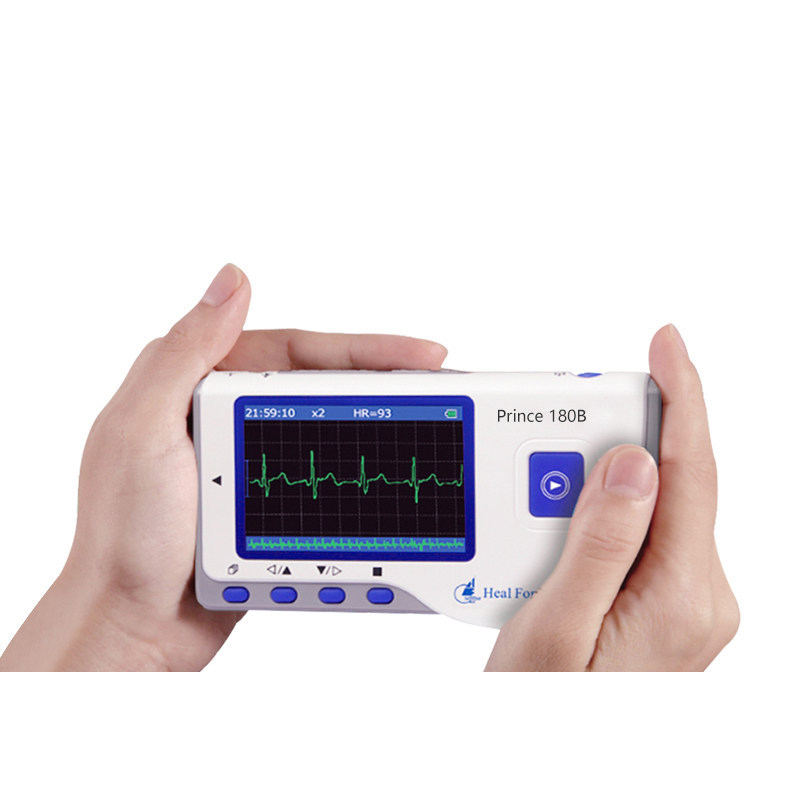 30-240bpm Single Channel Heart Detector Portable Holter Electrocardiograph Electrocardiograma Handheld ECG