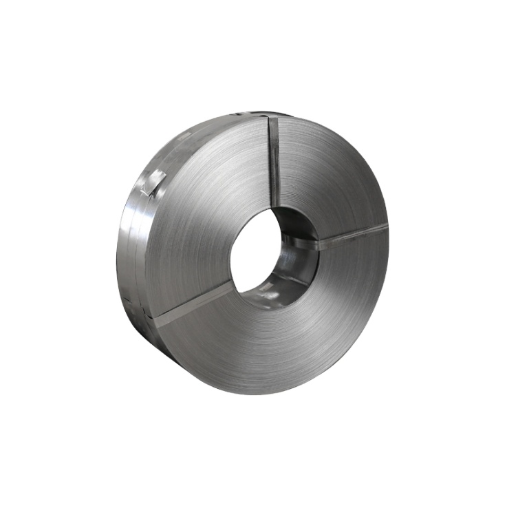 GI galvanized steel strips in coil / Black Bainted / Blue Steel Metal Strapping / Steel Packing Strip