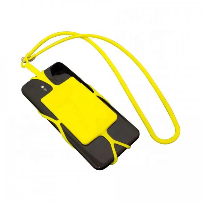 Hot Selling Silicone Lanyard Card Slot Phone Holder Wallet Universal Case Cover Holder