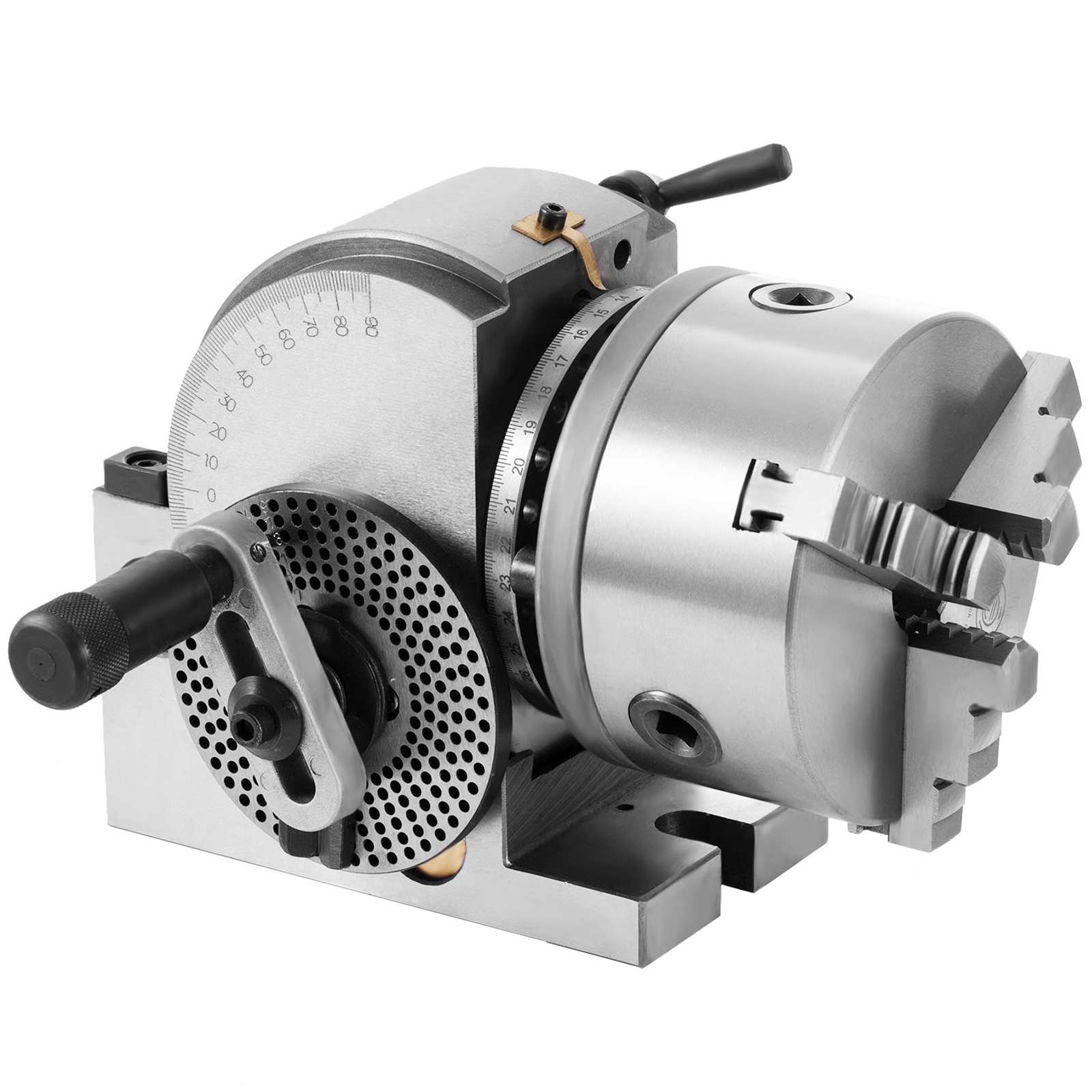 Новый продукт 2023 универсальная разделительная головка BS-0 4 дюйма с патроном 100 мм Универсальная индексирующая головка для сверлильного фрезерного станка