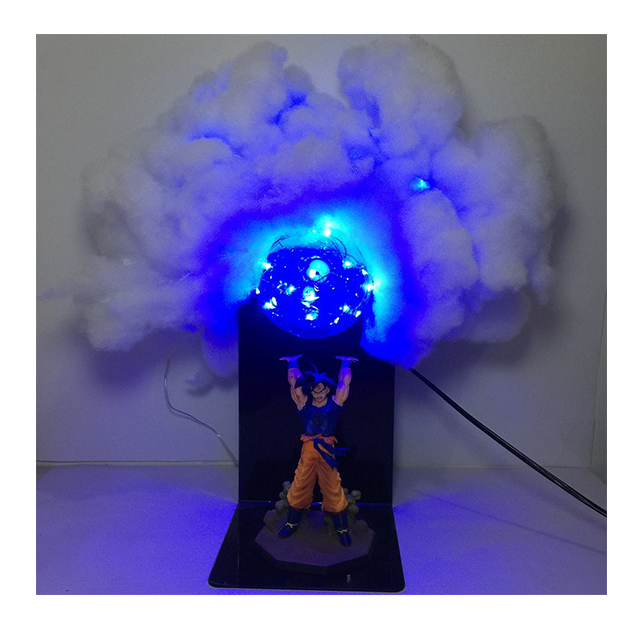 Low MOQ popular wholesale festival items Goku action figure gogeta vegeta lamp home accessories