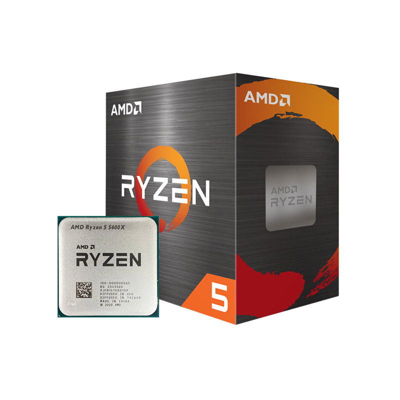 used and New Original AMD AM4 5 5600X cpus for desktop Comparable I5-11600K I9-9900X gaming cpu