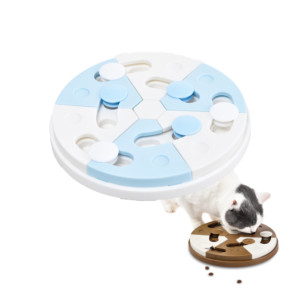Petstar умная головоломка для домашних животных Интерактивная IQ кошка собака медленная подача пищевая игрушка