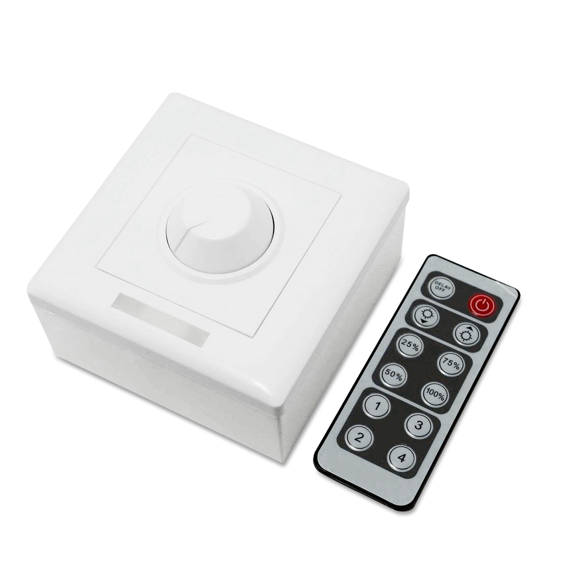 Lowest price Wireless 12 Keys Remote Type single color LED Dimmer switch for led light