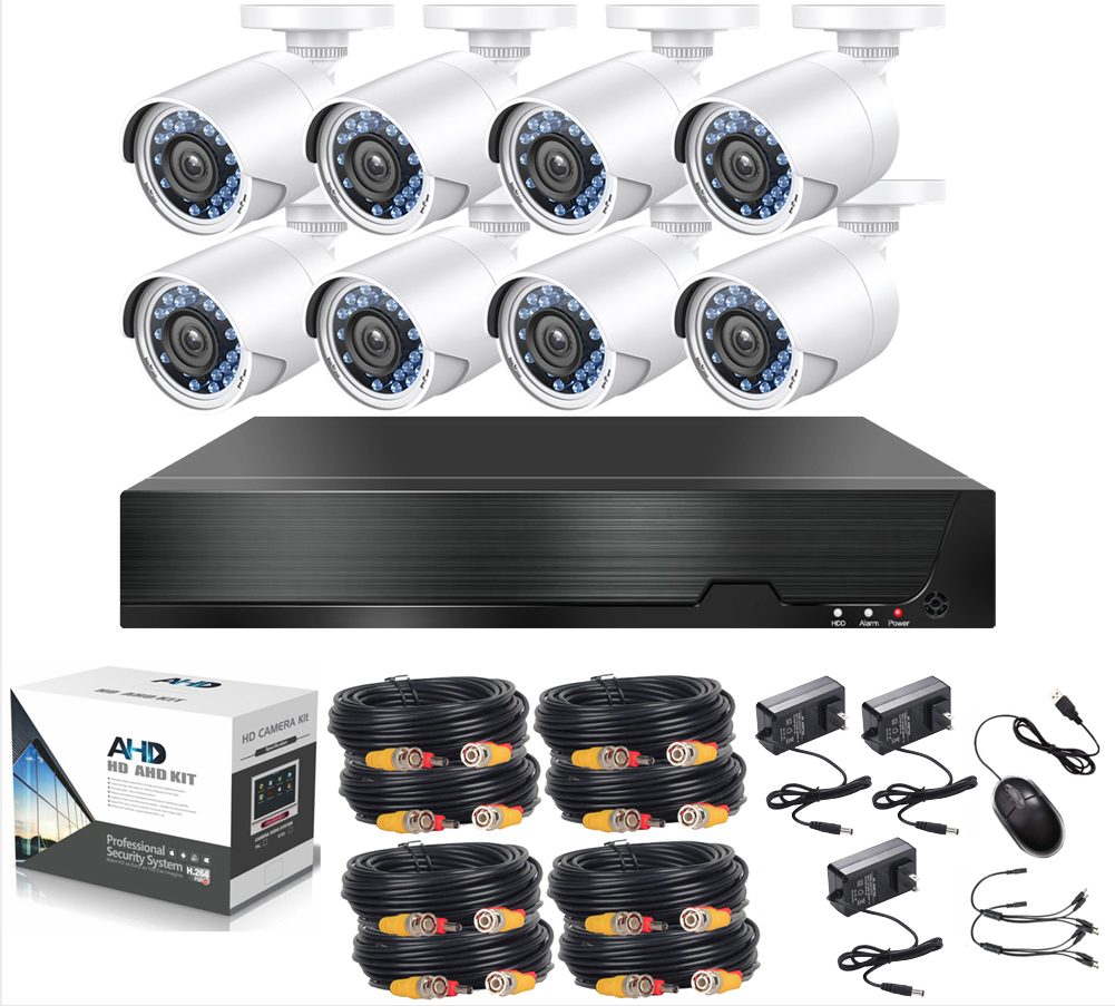 Камера видеонаблюдения высшего сорта 5MP 8CH 2020 новый комплект dvr система камер безопасности