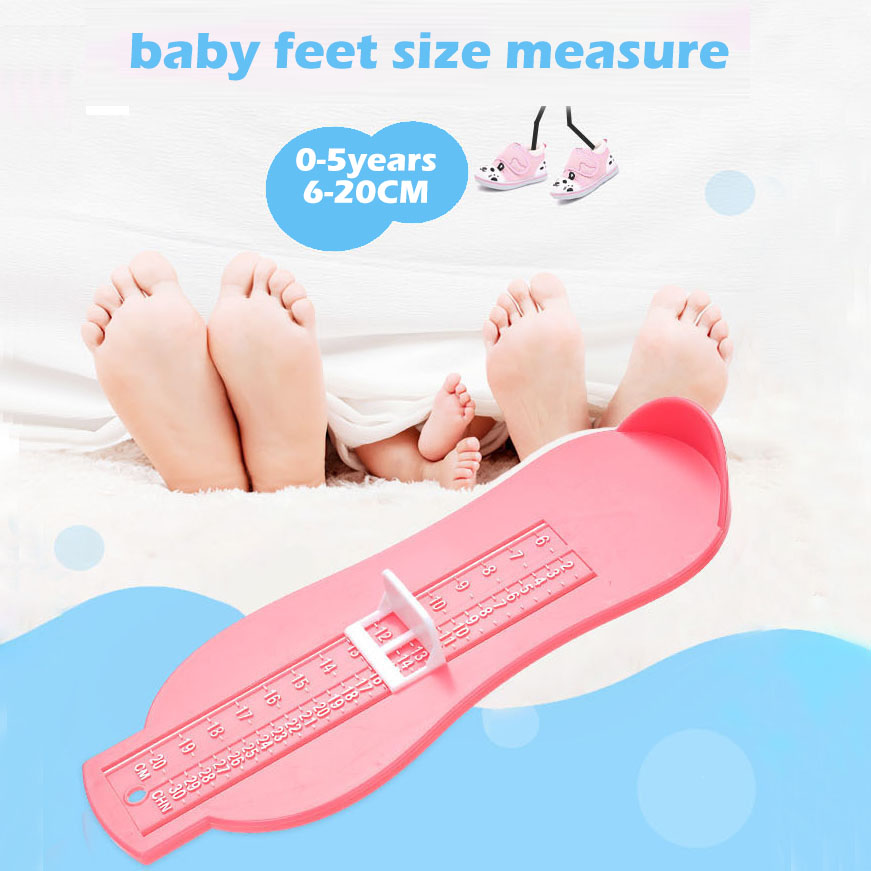 Kid Care Infant Foot Measure Gauge Ruler Tools Shoes and sock Size Baby Foot Measuring Device