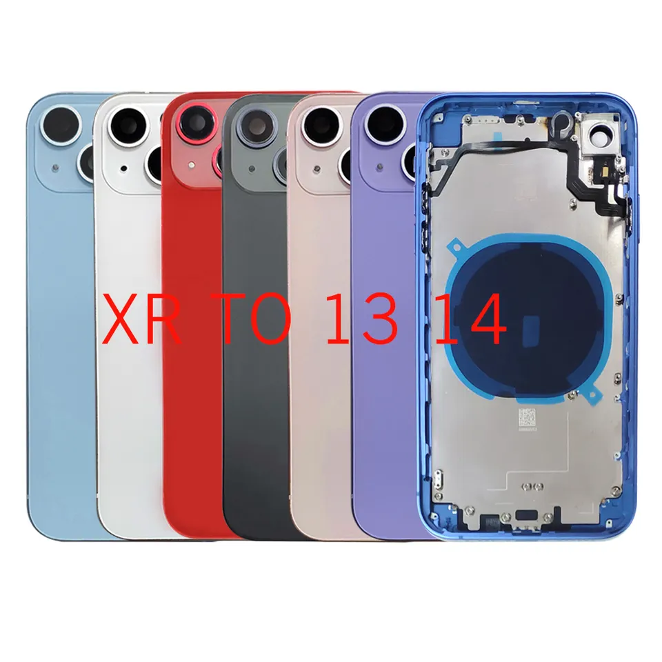 Задняя крышка XR to 11 12 13 14 Pro Корпус с логотипом для iPhone Xr конвертировать в Xs Max 11 12 13 pro 13 14 pro max корпус DIY