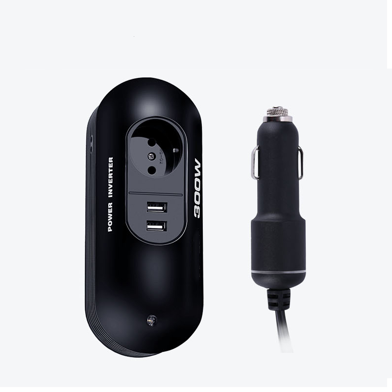 Hagors 300 Вт Мощный инвертор DC 12V постоянного тока до 220 В переменного тока мини автомобильный инвертор с 3.1A двойной USB автомобильный адаптер