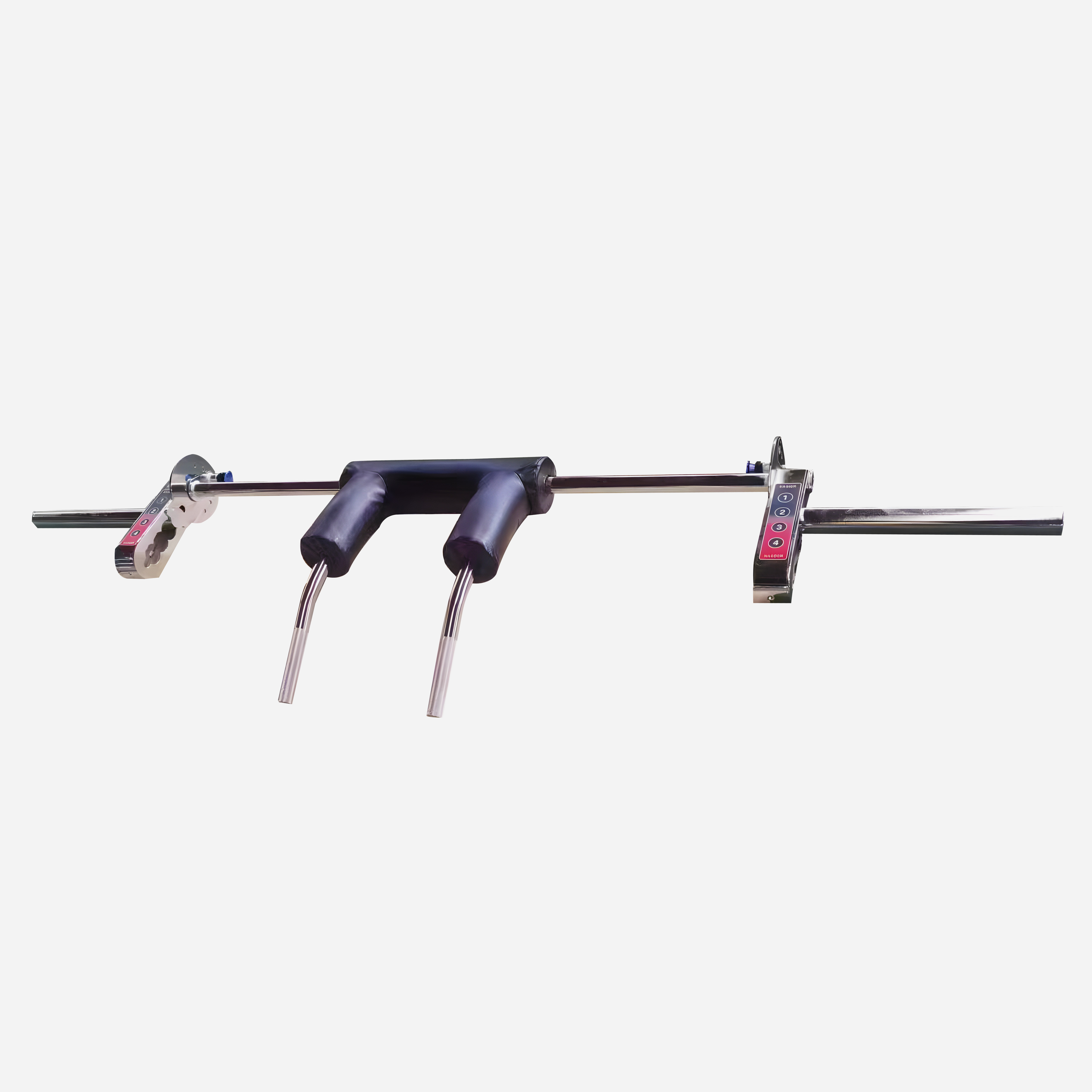 1000lbs Weight Lifting Barbell with Shoulder and Arm Pads Transformer Bar Adjustable Safety Squat Bar
