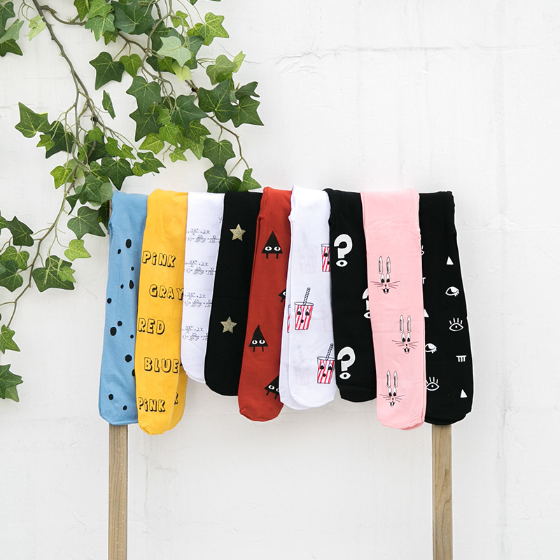 Best gift wholesale happy pattern breathable fashion funny cute autumn indoor outdoor warm children girls winter socks kids