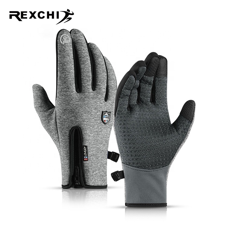 REXCHI DB42 Sports Touchscreen Worker Gloves Cycling Skiing Hiking Winter Windproof Gloves Unisex Full Finger Warm Worker Gloves