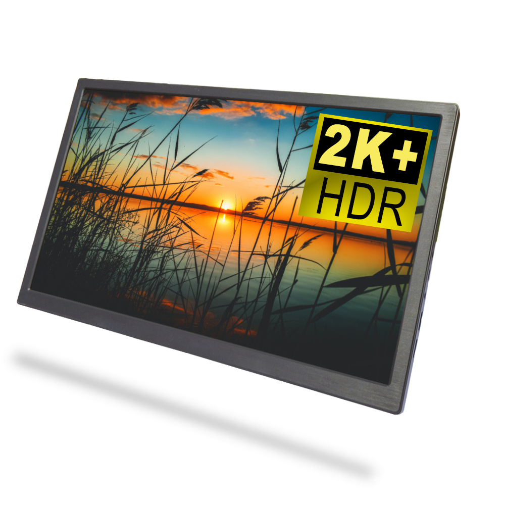 Портативный игровой монитор 10,1 дюйма 2560x1600 IPS, экран дисплея 2K HDMI с HDR для PS4 Xbox Switch RPI Windows MAC