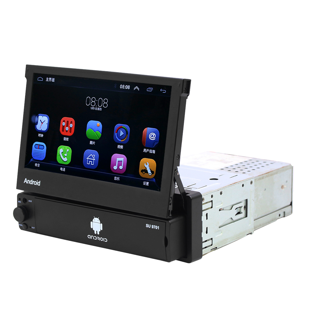 Автомагнитола 1 din, 7 дюймов, Android, 1 + 16 ГБ, BT, Wi-Fi