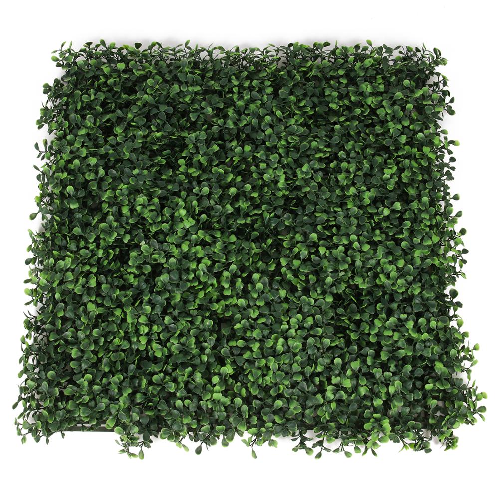 50*50CM Artificial Boxwood Panels Topiary Hedge Artificial Greenery Panels for Greenery Walls Garden Privacy Screen Backyar