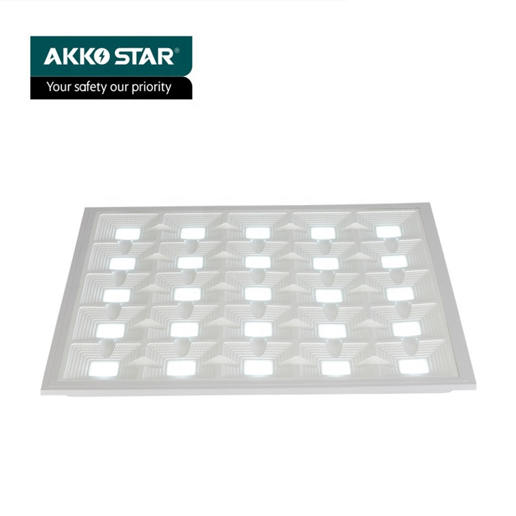 Akkostar 600x600 мм квадратная светодиодная решетка освещения 96 Вт Встраиваемая потолочная лампа