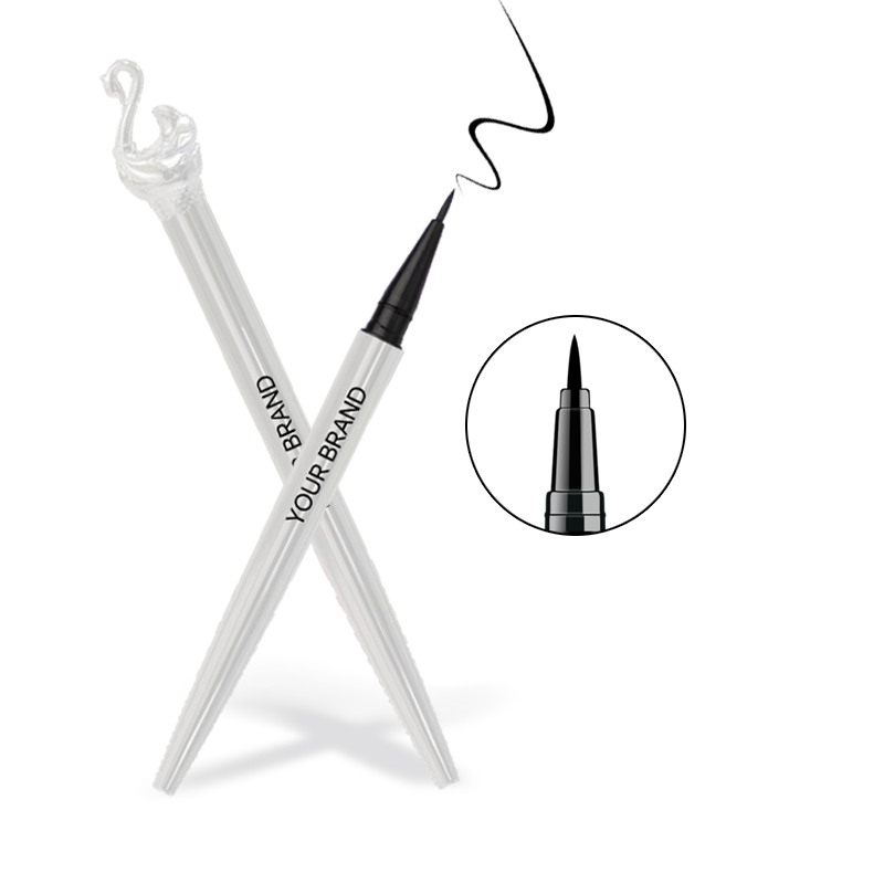 OEM Eyeliner Glue Pen Self-Adhesive Liquid Waterproof Black Eyeliner Pencil Cosmetics False Eyelashes