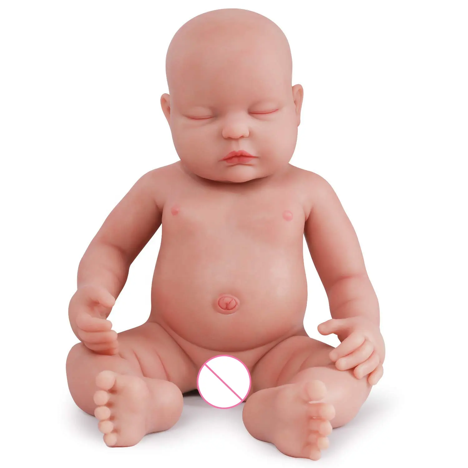 18 Inch Realistic Silicone Reborn Sleeping Baby Doll Newborn