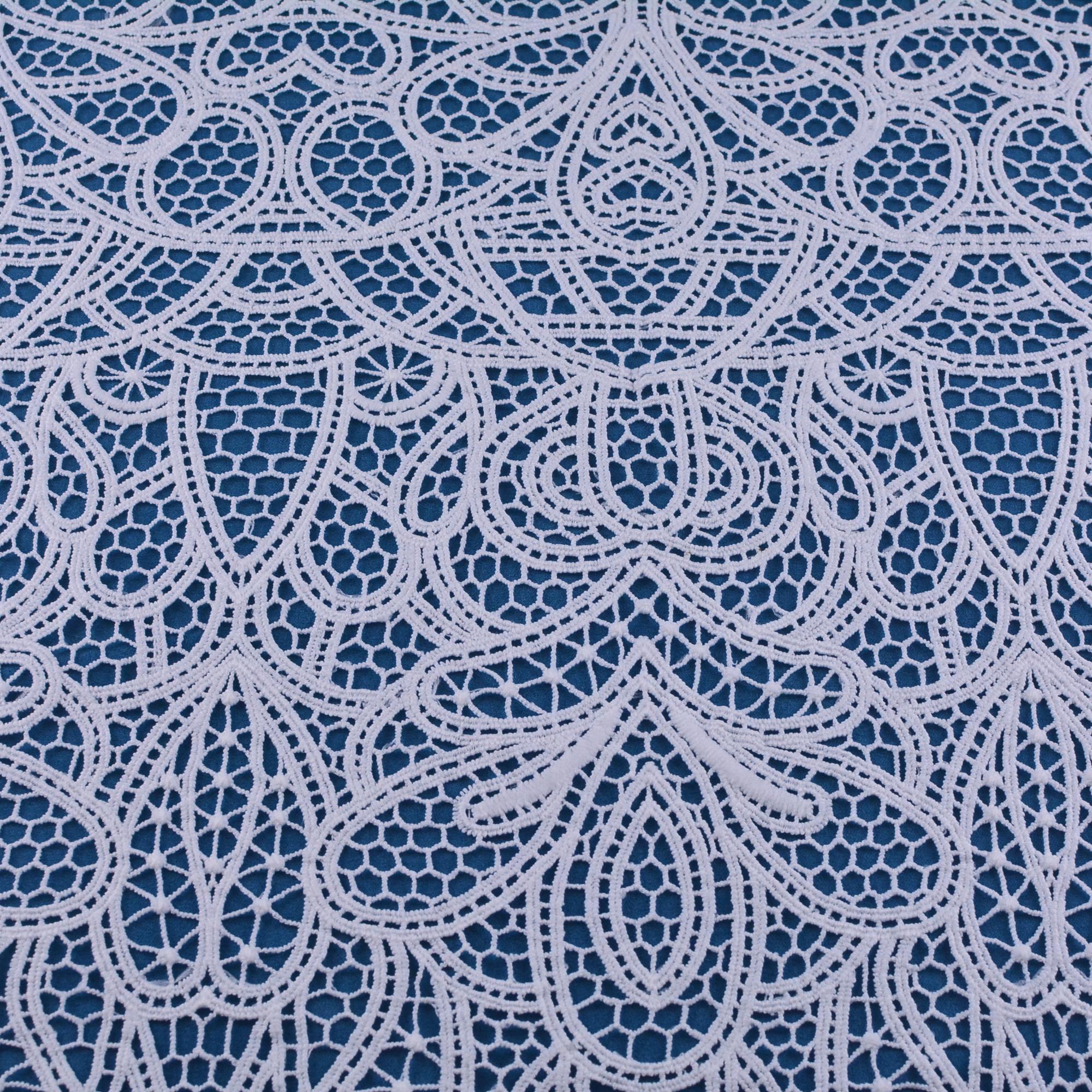 Water Soluble Lace Embroidery Full Tablecloth Fabric Home Bed Soft Decoration Clothing Accessories